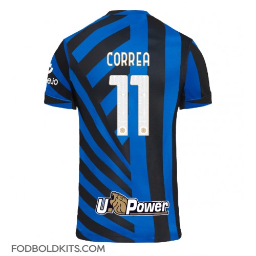 Inter Milan Joaquin Correa #11 Hjemmebanetrøje 2024-25 Kortærmet